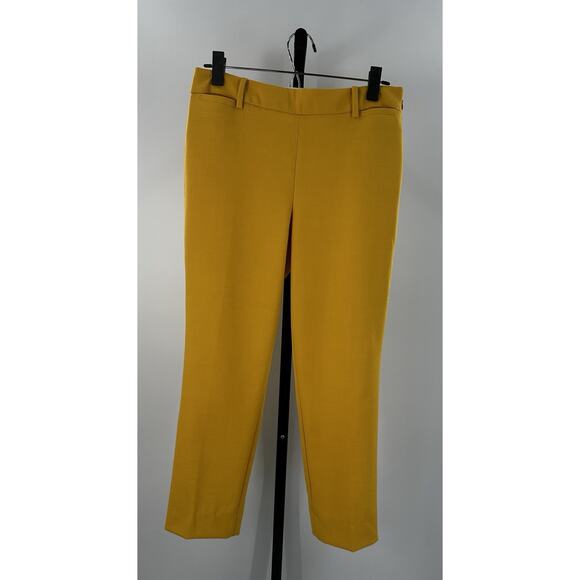Talbots Pants - Talbots Chatham Pants Women’s 4 Mustard Yellow Wool Blend Ankle Career